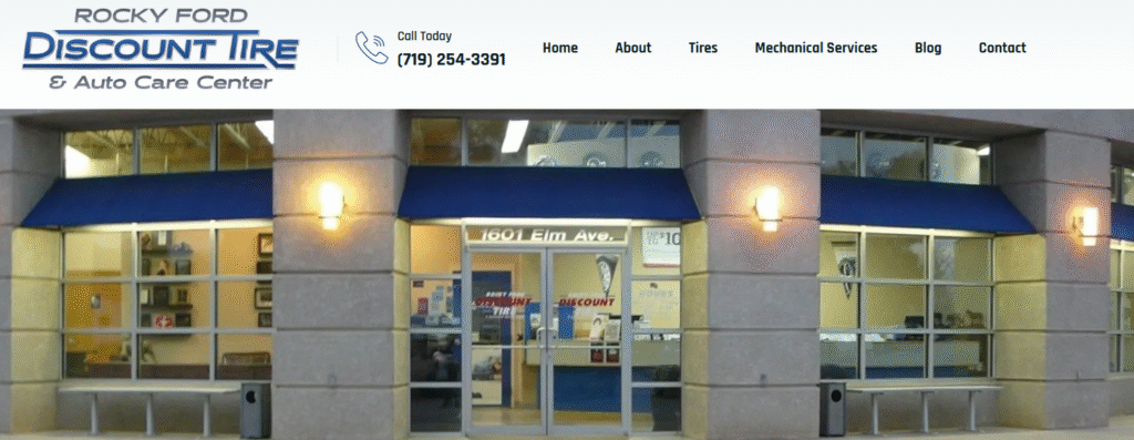 rocky ford discount tires homepage