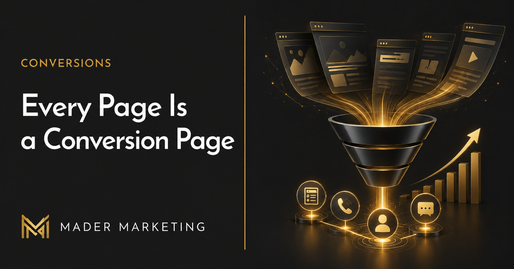 every page is a conversion page for blog